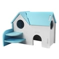 thumbnail image 2 of Juguete de madera del ejercicio del escondite de  de  del Azul Yuyangstore Refugio de hámster, 2 of 8