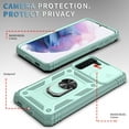 thumbnail image 5 of Military Grade Drop Impact for Samsung Galaxy S22 Plus Camera Lens Slide Protection Case 360 Metal Rotating Ring Kickstand Holder Armor Shockproof Case For Samsung Galaxy S22 Plus,
Grayish Green, 5 of 9