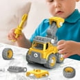 thumbnail image 3 of 1 Set Robot Deformation Truck Five in One DIY Disassemble Assemble Construction Vehicles Develop Ability Playing Set Robot Model Kids Engineering Vehicle Fire Truck Toy Christmas Gift, 3 of 8