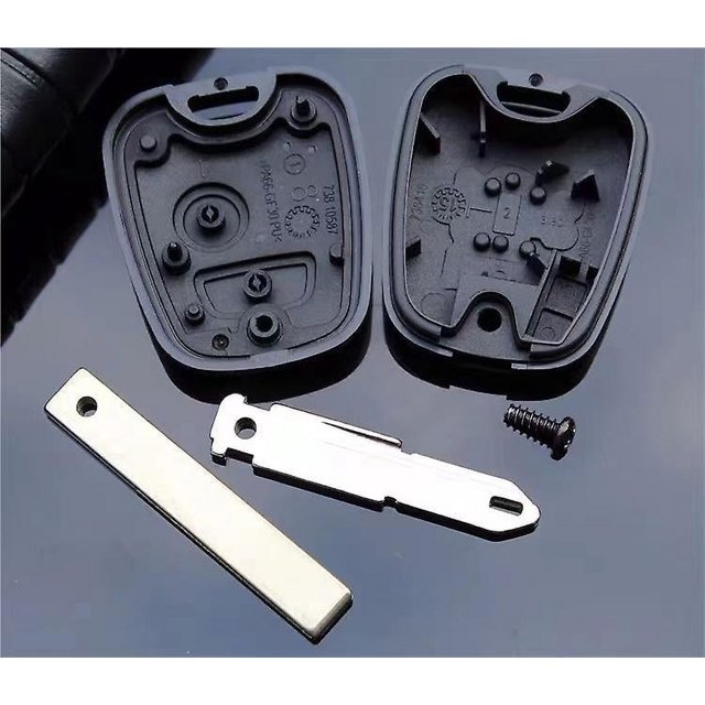Coque de Cl Lame Compatible con Peugeot 307 Sedan Sincero Boitier Clef Plip Voiture