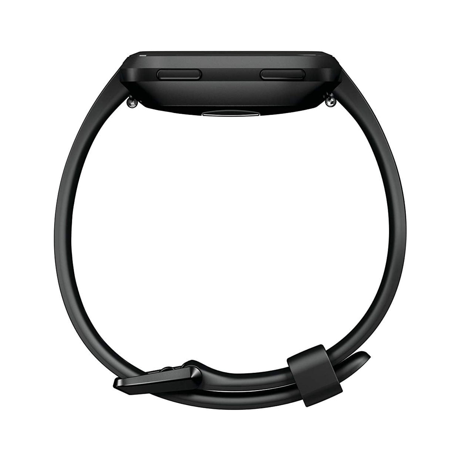Restored Fitbit Versa Smart Watch w Heart Rate Monitor FB504GMBK Unisex Black (Refurbished)
