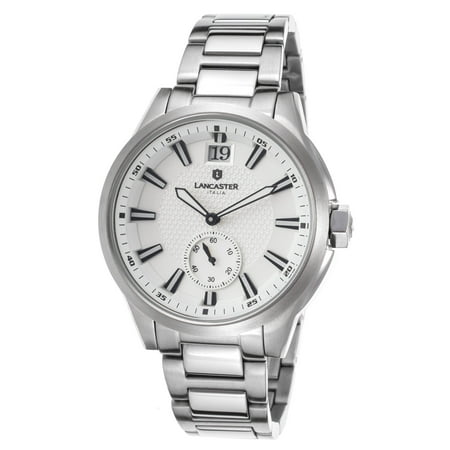 Lancaster Italy Ola0667t-Mb-Ss-Bn Women's Apollo Stainless Steel Silver-Tone Dial Stainless Steel Watch