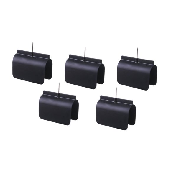 5 piezas de marcadores de tomacorriente para paneles de yeso, reemplazo de marcadores de enchufe universales resistentes para Negro