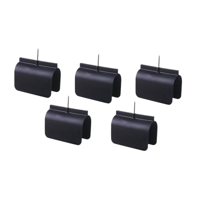5 marcadores de tomacorrientes para paneles de yeso resistentes para profesionales de enchufes eléctricos Negro