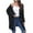 Black, variant on HAiming Womens Long Cardigans 2025 Fall Fashion Solid Color Casual Oversized Long Sleeve Loose Knitted Sweaters
