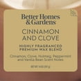 thumbnail image 6 of Better Homes & Gardens 2-Wick Bronze Glass Jar Candle with Gold Lid, Cinnamon & Clove, 14oz., 6 of 9