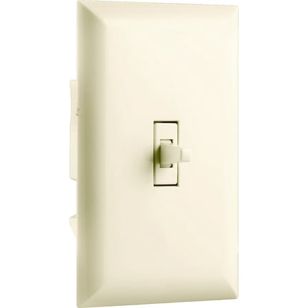 Enbrighten 14293 Z-Wave Plus In-Wall Smart Toggle Switch With QuickFit And SimpleWire, Gen5, Light Almond, 14293