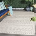 thumbnail image 2 of SAFAVIEH Milos Salvador Geometric Indoor/Outdoor Area Rug, Beige, 4' x 6', 2 of 13