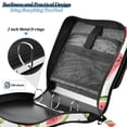 thumbnail image 4 of FORMRS Zipper Binder with Shoulder Strap 2-inch Ring 500 Sheet Capacity File Bag, Cartoon Watermelon, 4 of 5