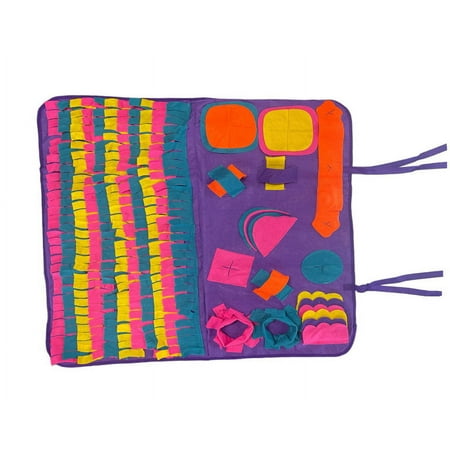 UPC: 0687368649005 | Piggy Poo and Crew Large Colorful Activity Rooting Snuffle Mat