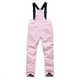 thumbnail image 4 of dgysar Kids Snow Bib - Insulated Waterproof Bib Snow Pants with Secure Zip Cuff - Winter Pants For Girls and Boys Light pink L, 4 of 4