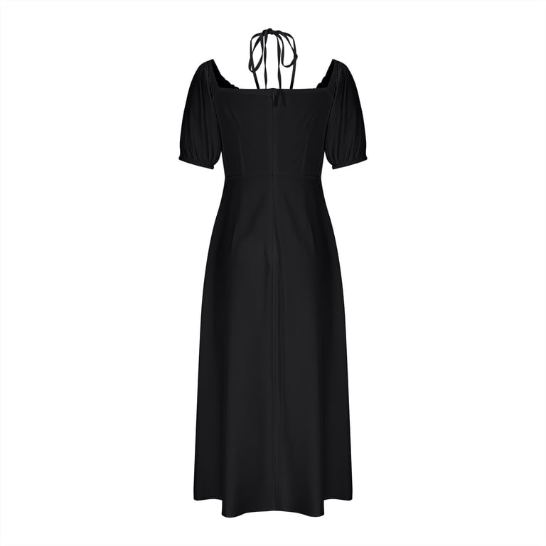 midi cargo dress Final Sale Plus Size Strapless Cargo Midi Dress in Black