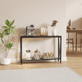 thumbnail image 4 of CazToi Narrow 2-Tier Console Table 42.9" Entryway Sofa Table with Storage for Living Room Hallway & Behind Couch, 4 of 10