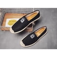 thumbnail image 2 of Men's Espadrille Canvas Mesh Slip-On Plain Toe Casual Breathable Shoes Low Top Trainers Shoes, 2 of 7