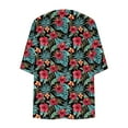 thumbnail image 4 of Kimonos Cardigans for Women Lightweight 3/4 Sleeve Floral Print Summer Cardigans Chiffon Open Front Loose Casual Tops Vacation Beach Cover Ups Previous Orders Online That I Ordered Past Orders, 4 of 5