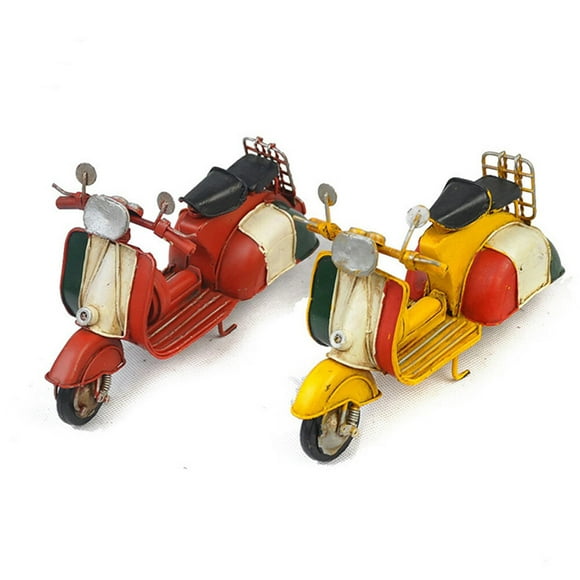 WEUVEB De Metal Scooter Con Acabado Vintage Ideal Para Y