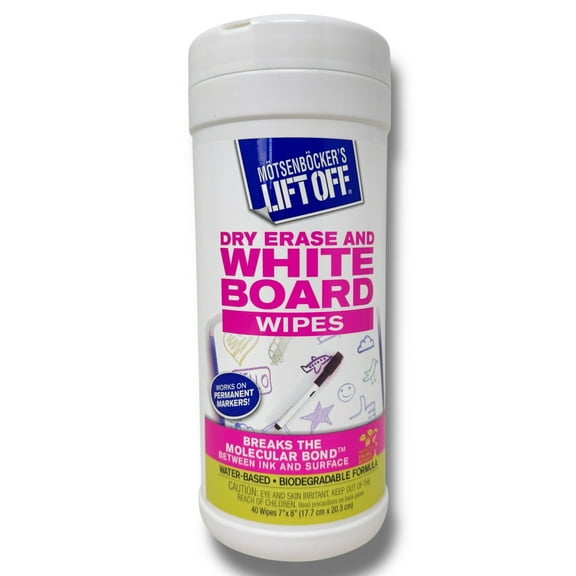 Lift Off - Dry Erase & White Board Wipes (40 pack)