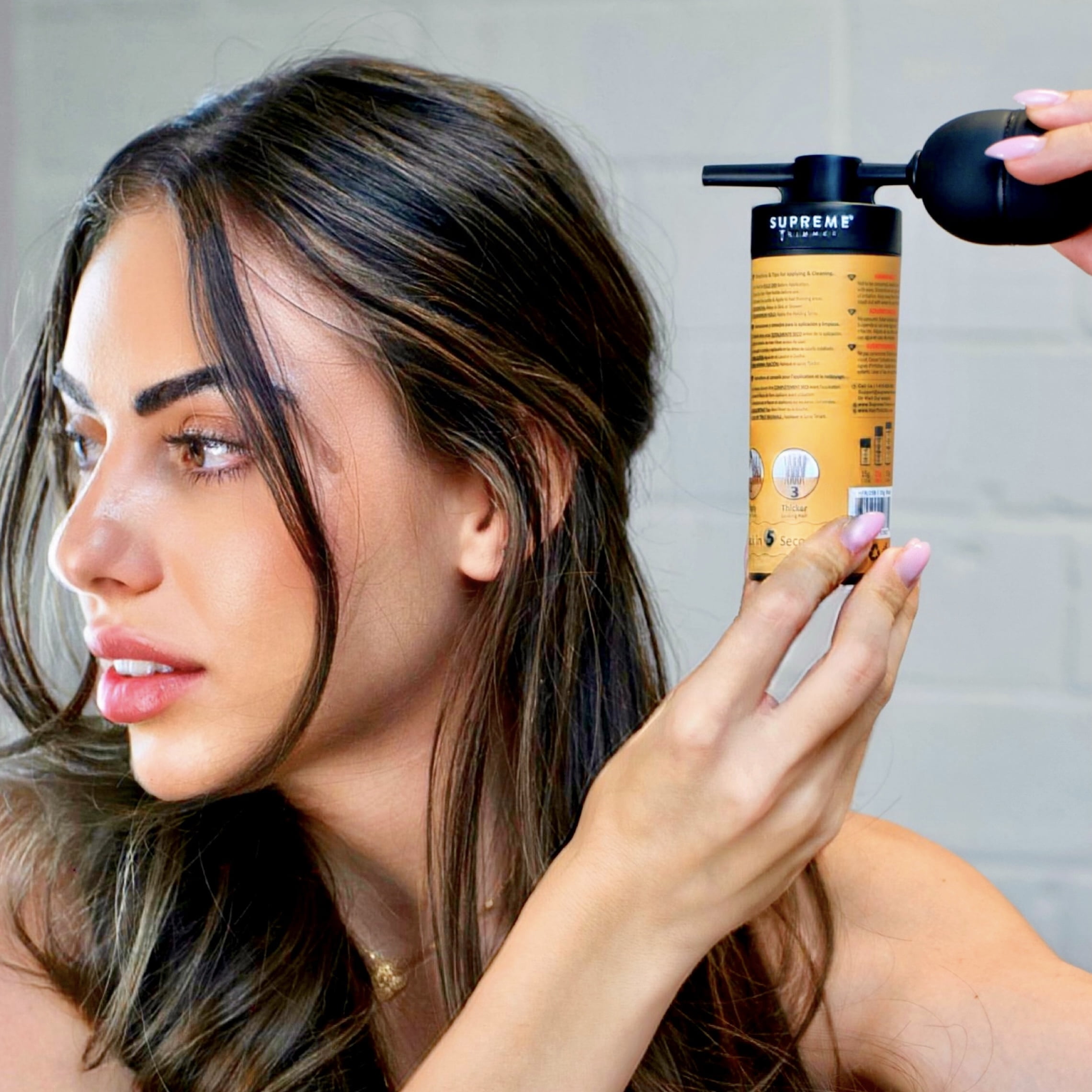 HairThik Hair Building Fibers - Instantly Fill in Fine or Thinning Hair for Thicker, Fuller-Looking Hair for Men & Women – Hair Thinning & Balding solution | DARK BROWN, 25 Grams - HFR/25DB