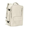 thumbnail image 2 of Bolsa de viaje de gran capacidad, mochila para hombre, bolsa de almacenamiento impermeable, accesorios con Beige, 2 of 9