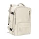 thumbnail image 2 of Bolsa de viaje para mujer, mochila, equipaje de mano, poliéster, homologada para vuelos, bolsa deportiva. Beige, 2 of 9