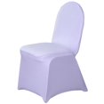thumbnail image 1 of Efavormart 40 PCS Lavender Stretchy Spandex Fitted Banquet Chair Cover Dinning Event Slipcover For Wedding Party Banquet Catering, 1 of 3