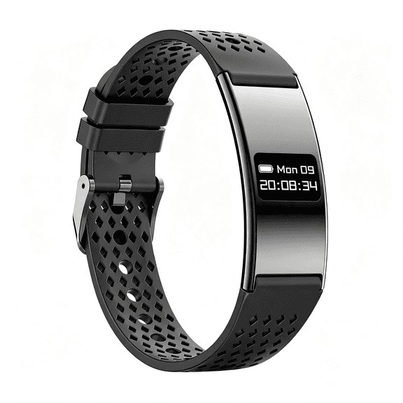 GJX Ultra Slim Fitness Tracker Watch for Women Men 24/7 Heart Rate Sleep Monitor Activity with Steps Calories Waterproof Smart Bracelet Small Screen Minimalist Design Ios Android Compatible