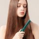 thumbnail image 2 of Cepillo alisador de cabello inalámbrico con revestimiento cerámico suave, recargable por USB para mujeres (verde), 2 of 5
