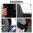 thumbnail image 4 of Fit for Mitsubishi Lancer GTS EVO 2009-2011 2010 Ensemble de Rabats Anti-Éclaboussures Garde-Boue, 4 of 5