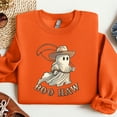 thumbnail image 4 of Cowboy Ghost “Boo Haw” Sweatshirt – Cute & Funny Halloween Pullover for Country-Loving Trick-or-Treaters, 4 of 6