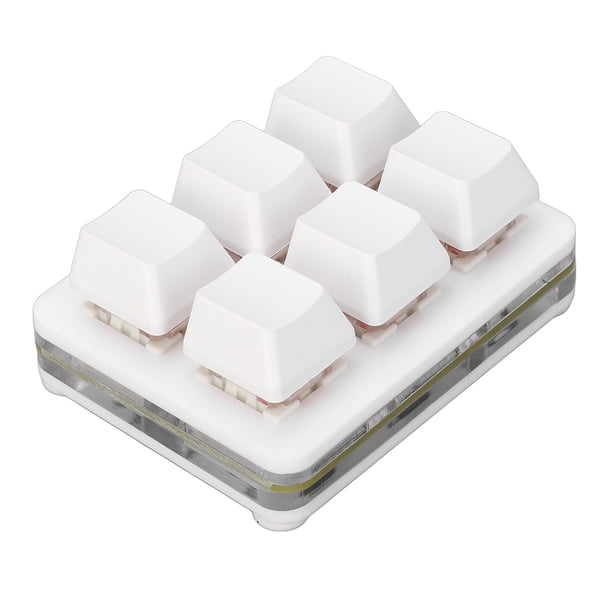 Teclado Mecánico De 6 Teclas Mini Mini Teclado Mecánico USB RGB Interruptores Intercambiables En Caliente Con Conexión Con Cableado Tipo C Para PC Mac Gaming Office