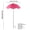 Hot Pink, variant on Large Garden Umbrella for Potted Plants with Stake, Outdoor Sun Shade & Rain Protection Cover for Flowers, Patio, Balcony, Durable Metal Frame & Cloth