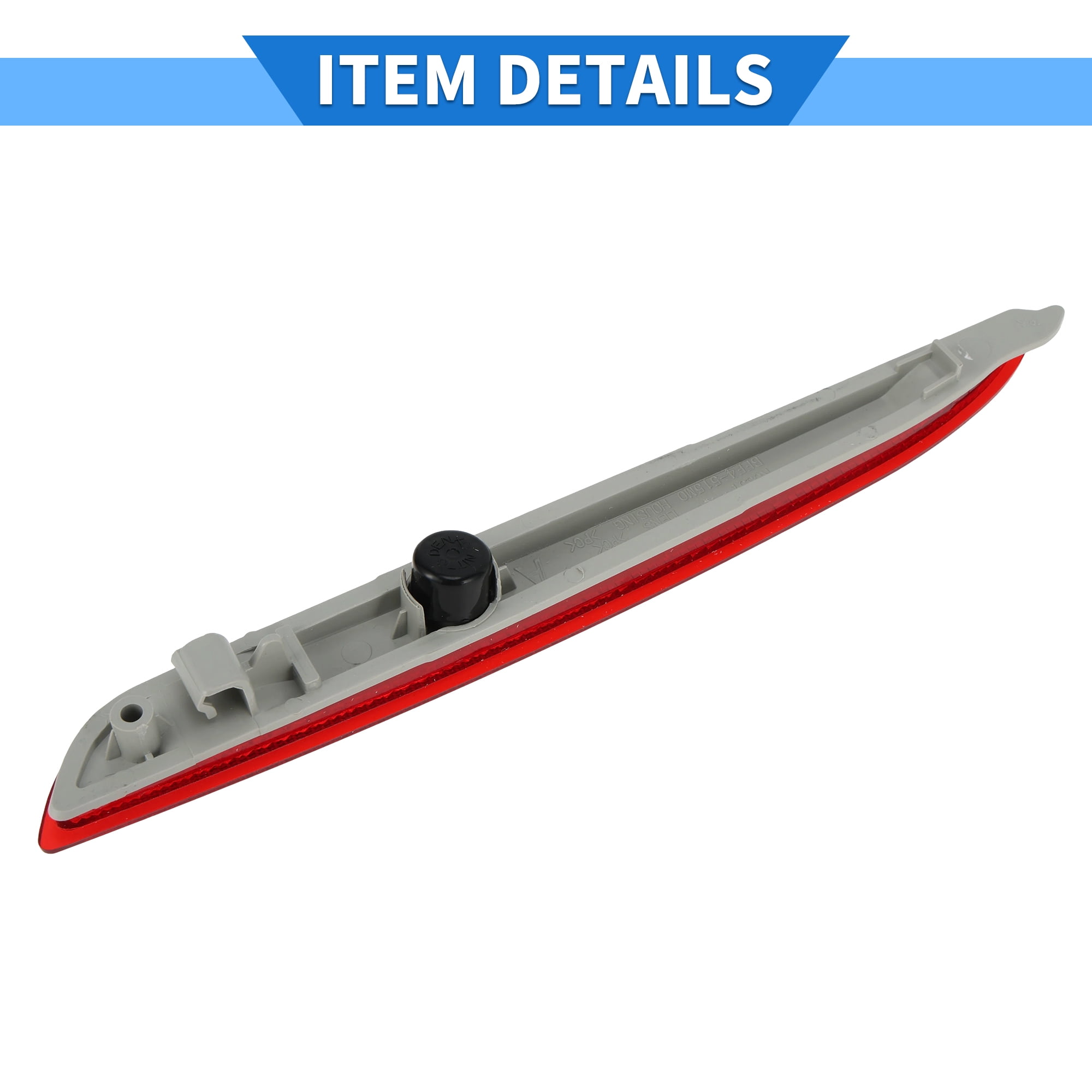 Unique Bargains Bumper Reflector for MAZDA 3 BL 2010-2013 BBP2515M0A ABS Plastic Red
