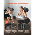 thumbnail image 4 of VEVOR Workout Sandbag, Heavy Duty Workout Power Bags with Handles, 5-25 lbs Adjustable Slam Bag for Fitness Strength Weight Training Cross-Training, Home Gym Exercise, Black (Unfilled), 4 of 9