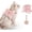 Pink Bow, variant on otnbgsr Pink Bow Cat Harness and Leash Set Adjustable Escape Resistant Pet Vest Harness for Small Cats Rabbits Dogs