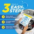 thumbnail image 4 of Laundry Deternt Sheets | Eco-Friendly Washing Up to 50 Loads (25 Sheets) Stain Remover No Perfume or Dyes Free & Clear, 4 of 5