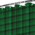 thumbnail image 3 of Green Black Checkerboard Checkered Pattern Shower Curtain 36"x72" ,Bathroom Decorative Shower Curtains Set with 12 Hooks,Modern Waterproof Washable Shower Curtain, 3 of 6