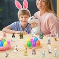 thumbnail image 5 of Easter Eggs Easter Basket Stuffers, Bunny Statue Toys, Easter Gifts Plastic Easter Eggs for Kids/Teens, Easter Toys Prefilled Easter Eggs with Cute Bunny Easter Party Supplies, 5 of 5