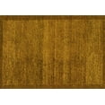 thumbnail image 1 of Ahgly Company Machine Washable Indoor Rectangle Abstract Yellow Modern Area Rugs, 6' x 9', 1 of 4
