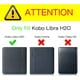 thumbnail image 1 of Funda Fintie SlimShell para Kobo Libra H2O 2019, funda protectora de piel sintética ultrafina y lige, 1 of 1