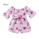 thumbnail image 1 of Pelele Jumpingount con estampado de flores para niñas pequeñas traje de verano 6 a 12 meses Rosa roja 110cm, 1 of 1
