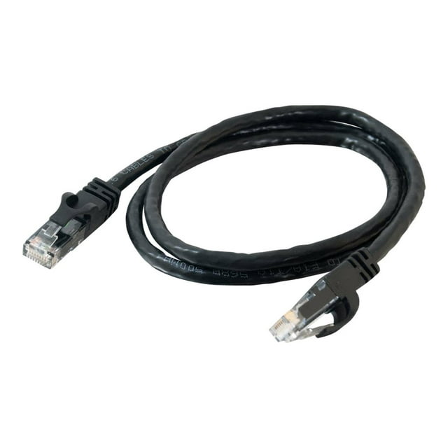 C2G 100ft Cat6 Ethernet Cable - Snagless - 550MHz - Black - Patch cable - RJ-45 (M) to RJ-45 (M) - 100 ft - CAT 6 - molded, snagless, stranded - black