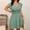 Green, variant on absuyy Dresses for Women Clearance Plus Size Waist Cinched Floral Dress V-Neck Midi Dress Green Size L