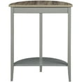 thumbnail image 4 of Console Table With Grey Oak Finish And Bottom Shelf For Entryway Transitional In Storage Decoration, 4 of 4