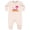 Natural Heather, variant on Cancun Mexico Sunset Baby Fleece Romper