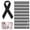 Black, variant on 10/50/100Pcs 1.1x0.8 Inch Ribbon Pins Cancer Awareness Lapel Pin - Cancer Awareness Pins Ribbon Lapel Pin, Ribbon Brooch Pins - For Daily Wear & Awareness Support Gift