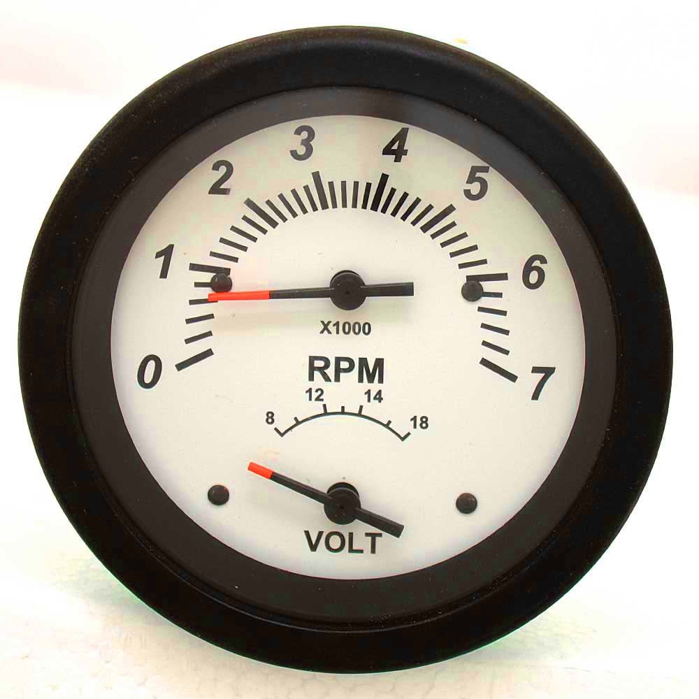 Teleflex Boat Multi Function Gauge 69928 Tach / Volt 3 1/4 Inch