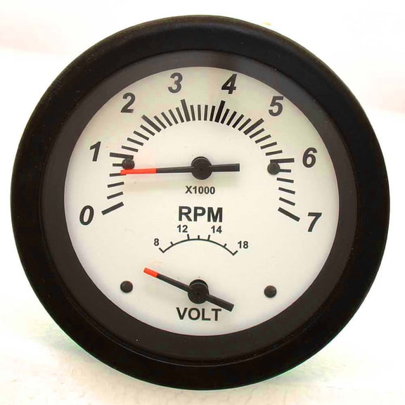 Teleflex Boat Multi Function Gauge 69928 | Tach / Volt 3 1/4 Inch