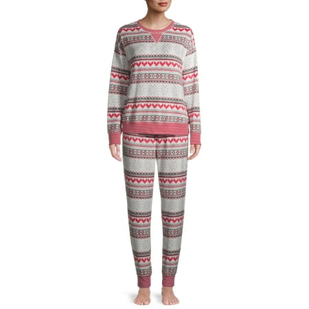 secret treasures pajama piece luxe fuzzy pants sleeve plus