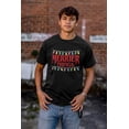 thumbnail image 4 of Merrier Things Christmas Lights Plus Size Crewneck Graphic Tee Shirt Brisco Brands 3X, 4 of 5