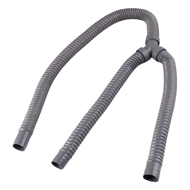 Manguera de drenaje de vías para fregadero doble, versátil, a prueba de fugas, en forma de P, para baño, cocina, lavabo